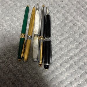 Vintage pen lot colibri , montblanc
